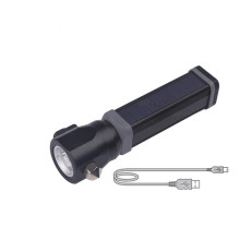 Multi-tools Magnetic Solar Flashlight Led With Power Bank